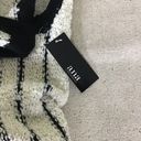 a.n.a . Women's Boho Chic Wool Blend Knit Open Duster Vest, Medium, Cream / Black Photo 5