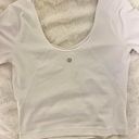 Lululemon White Long Sleeve Align Tank Photo 0