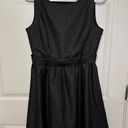 LC Lauren Conrad Lauren Conrad black Wonderland sparkly dress with bow on belt. Size 10. Photo 0