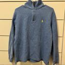 Polo  Ralph Lauren Blue Collared Quarterzip Photo 1