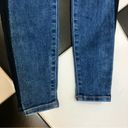 frame denim Le High Skinny Crop Two Tone Denim Panel Jeans Kenya Navy Blue 24 Photo 4