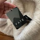 FATE. Cream Eyelash Cowl Neck Sweater NWT Size Small Photo 5