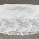 Strapless Floral Lace Bandeau Top Size XS Photo 0