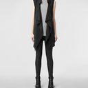 All Saints Black Hestia Jacket Vest Photo 2