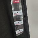 Levi's  Womens Medium Black Meteorite Off Duty Jogger Elastic Waist Tie Cuffs NWT Photo 7