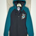 NFL Vintage Miami Dolphins Fleece full Zip jacket unisex size Medium. Photo 4