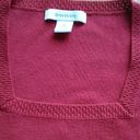 Dress Barn Women's Red 3/4 sleeve sweater by  size m Photo 2