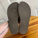 L.L.Bean  Brown Maine Isle Polka Dot Flip Flops size 8M Photo 4