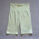 Nordstrom Long Lime Green Yellow High Waisted Bike Shorts Sz Xs Photo 0