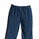 LAND N SEA Navy Linen Blend Crop Pants Size Medium NEW Photo 1