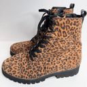 Donald Pliner  Boots Size 9.5 Leather Animal Print Classic Hiker Design Suede NEW Photo 2