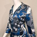 Apt. 9  70’s Paisley Button Down Satin Dress Photo 3