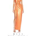 J Angelique Orange Maxi Dress Cutout Gown Photo 1