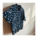 Structure ★ Vintage 90’s  Pattern Casual Button Down - Blue/White ★ Photo 3