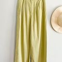 Madewell  | NWT The Harlow Wide-Leg Pant in Pale Lemongrass | Sz 00 | Trouser Photo 1