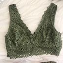 Poof! Green poof! lace bralette Photo 0