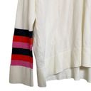 Tommy Hilfiger  Rainbow Striped-Sleeve Sweater V-Neck Pullover SZ M NWOT Photo 9