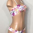 PilyQ New.  floral bikini set with reversible top. 2-way. NWOT Photo 3