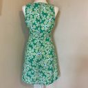 Patagonia Water Girl Green Floral Women’s Back Zip Mini Swim Dress Size 6 Photo 1