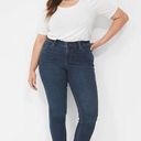 Lane Bryant  NWT Straight leg mid rise dark wash jeans 12P Photo 0