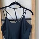 CAbi Black Power Workout Stretch Strappy Yoga Tank Top Photo 2