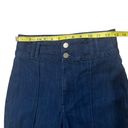 BCBGMAXAZRIA  Pintuck Flared Jeans in Rinse Indigo, Sz 26 Photo 10