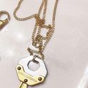 Dolce & Gabbana Authentic  RARE Vintage Large Gold Y2K Key Necklace Photo 10