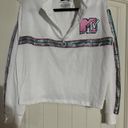 MTV Brand Vintage 2019 MTV  Juniors 15/17 Long Sleeve Cropped Shirt NWT Photo 2