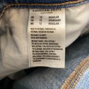 American Eagle Light Wash Super High Rise Baggy Straight Jeans Photo 5