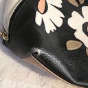 Relic  Black Tan & Cream Leather Flower Emma Tote Bag Purse Photo 10