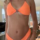 Boutique Reversible, orange floral bikini set Photo 4