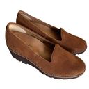 Vionic  Willa Wedge Brown Suede Shoes Size 6 Photo 0