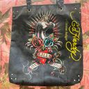 Ed Hardy y2k true vintage don  christian audigier “love kills slowly” tote bag Photo 7