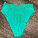 Aerie High Waisted Bathing Suit Blue Size XL Photo 2