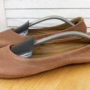 Lucky Brand  Erin Leather Ballet Flats Shoes Tan Brown 7.5 Photo 2