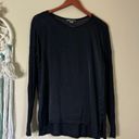 Vince Silk Blend Long Sleeves Top Black Size XS Photo 0