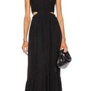 A.L.C. Nwot  Libra Maxi Dress 6 Small Black Halter Cutout A-Line Formal Photo 0