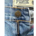 PINK Victoria's Secret Low Rise Flare Bootcut Denim Jeans Women's Size 6 Short Blue Photo 3