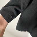 All Saints Charcoal Grey Wool Button Front Pea Coat Size 40 (US M / 8) Photo 7