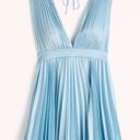 blue abercrombie pleated dress Photo 0