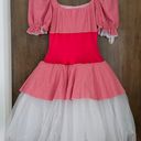 Wish A  Come True Appalachian Spring White Tutu Lace Up Red Gingham Dance Ballet Dress, size S Photo 5