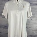 Peter Millar  5 Button Polo Shirt Womens XL White UPF 50 Ponte Antimicrobial Photo 0