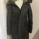 Babaton Aritzia  Black Oskar Parka Size Small Hooded Photo 2