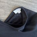 Loft Black Long Sleeve Open Back Fleece Lined Dress Size Small Photo 1