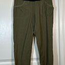 prAna  Summit Pull On Pant Cargo Green Heather Size Small EUC #OC-162 Photo 2