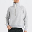 Vuori  Restore Gray Half Zip Pullover Sweatshirt Photo 0