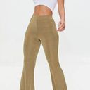 Say Anything NWT boutique  gold high waisted flare knit pants Photo 7