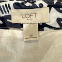 The Loft  Outlet Pleated A Line Skirt Floral Print 16 bv Photo 4