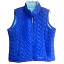 Free Country  Womans Quilted Vest Blue Sz XL Photo 0