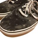 Vans Doheny Platform lace up tie  Women's Size 7.5 M Black Polkadot Denim Photo 0